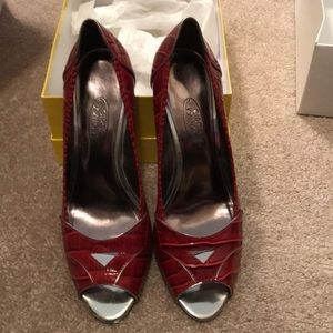 Red/Pewter Heels